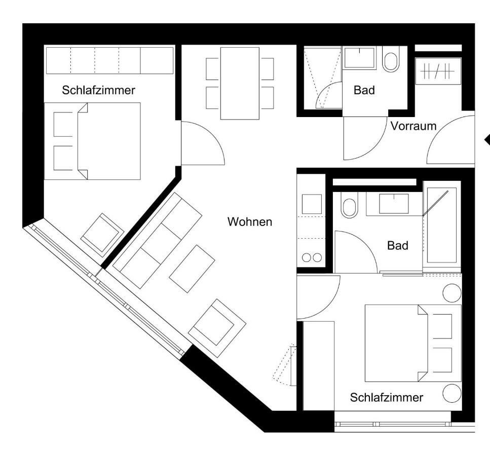 Warthsap Apartmenthaus Warth  Exterior foto